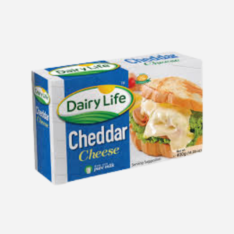 Dairy Life Cheddar Cheese Block 200g