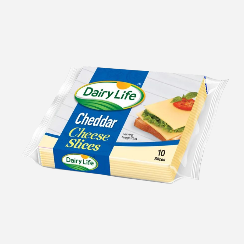 Dairy Life Cheddar Cheese Slices 200g