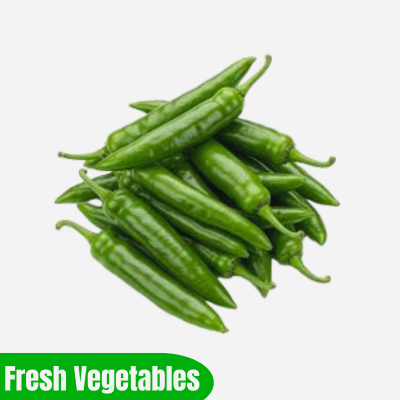 Fresh Hari Mirch (Green Chili) 250g
