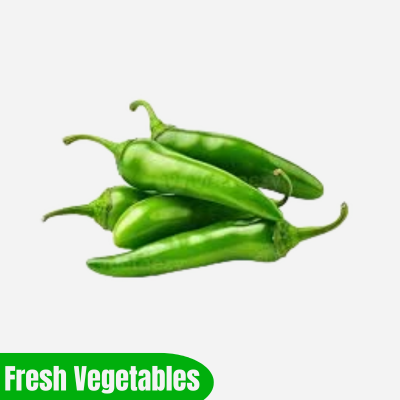 Fresh Hari Mirch (Green Chili) 100g