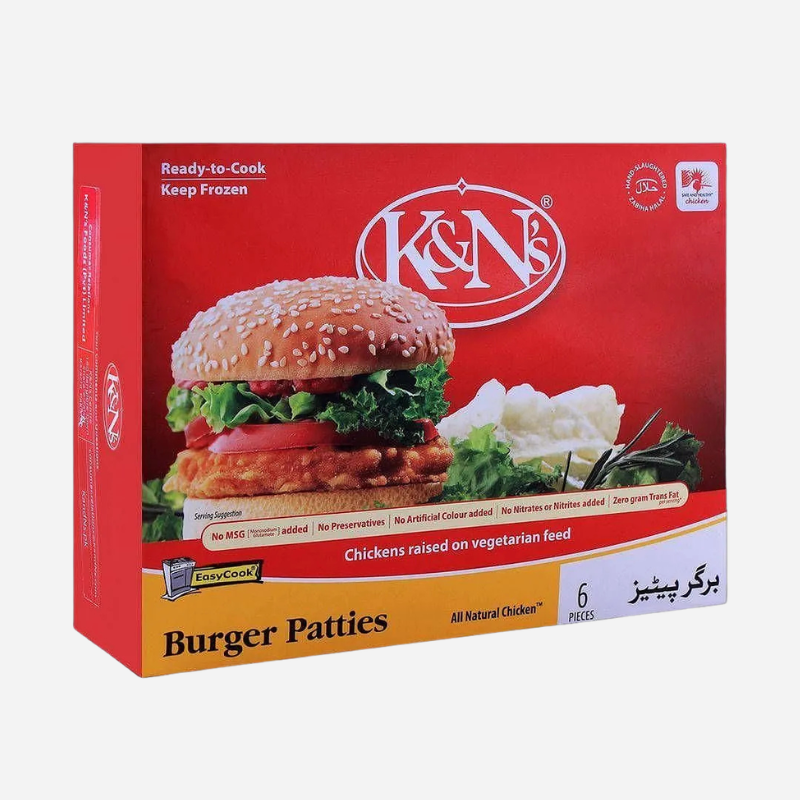 K&N’s Burger Patties 6 Pcs