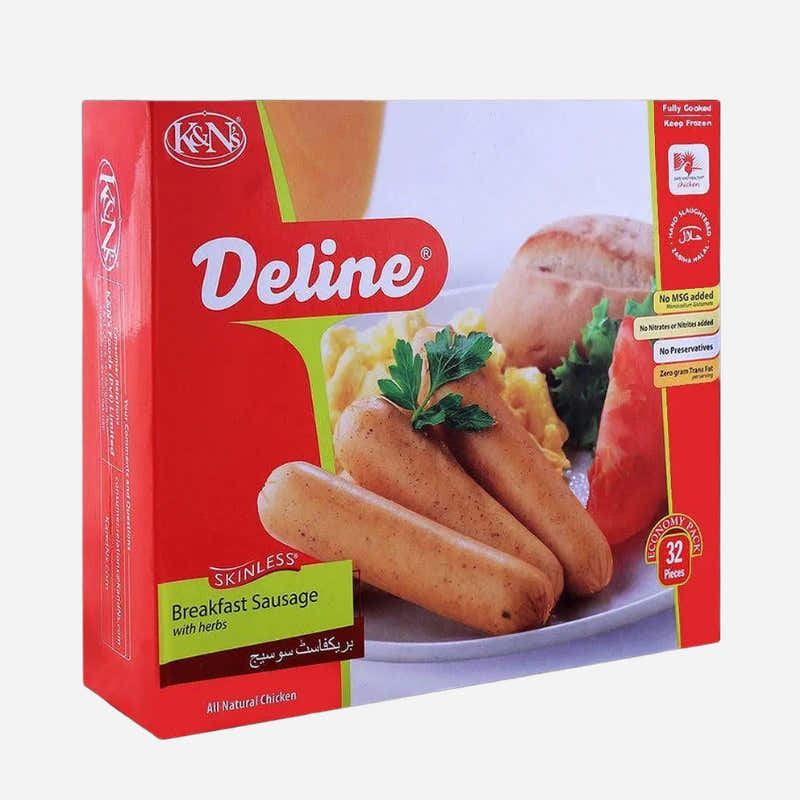 K&N’s Breakfast Sausages With Herbs 32Pcs