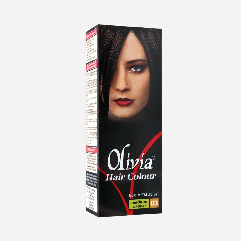 Olivia Hair Colour Medium Brown, No 3