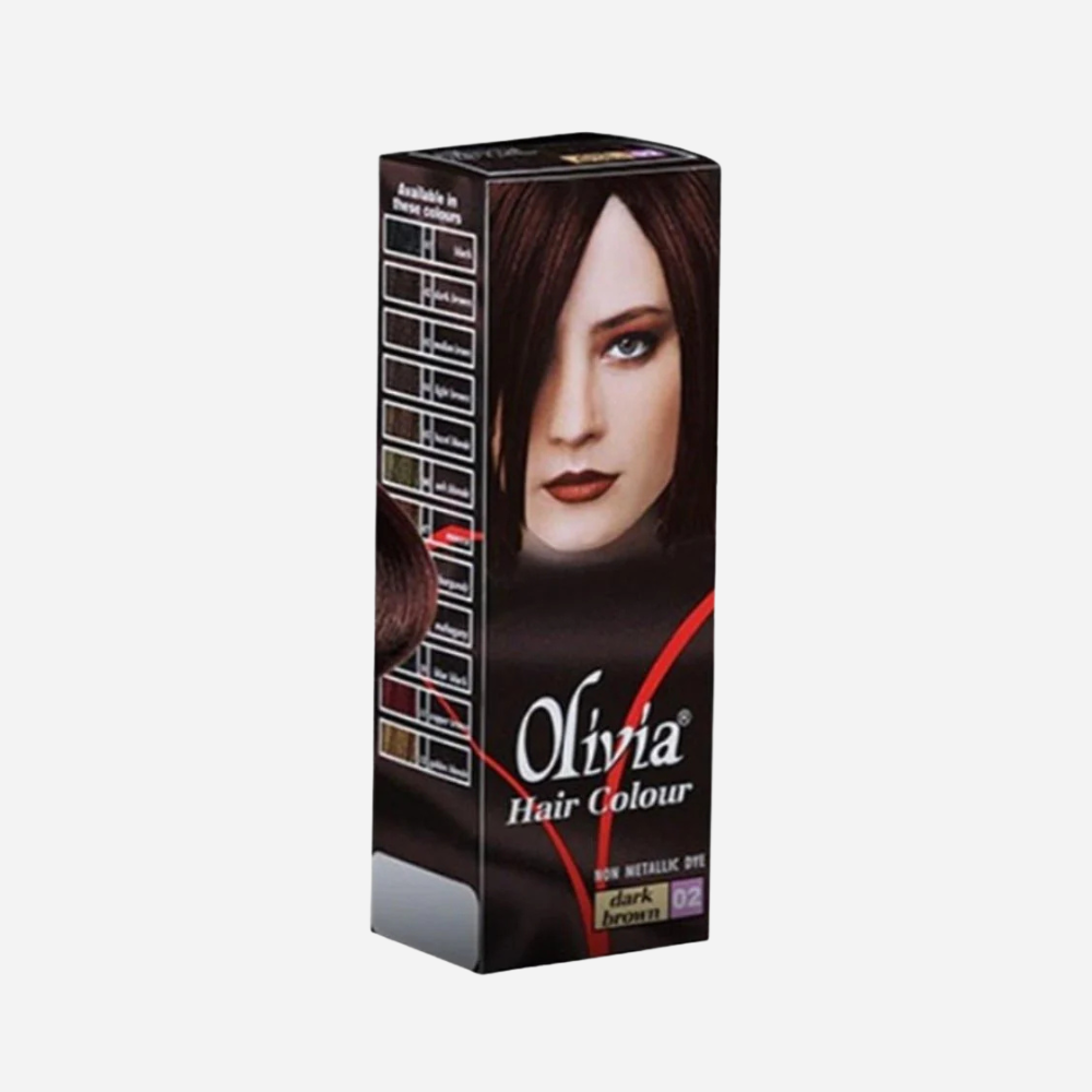 Olivia Hair Colour Dark Brown, No 2