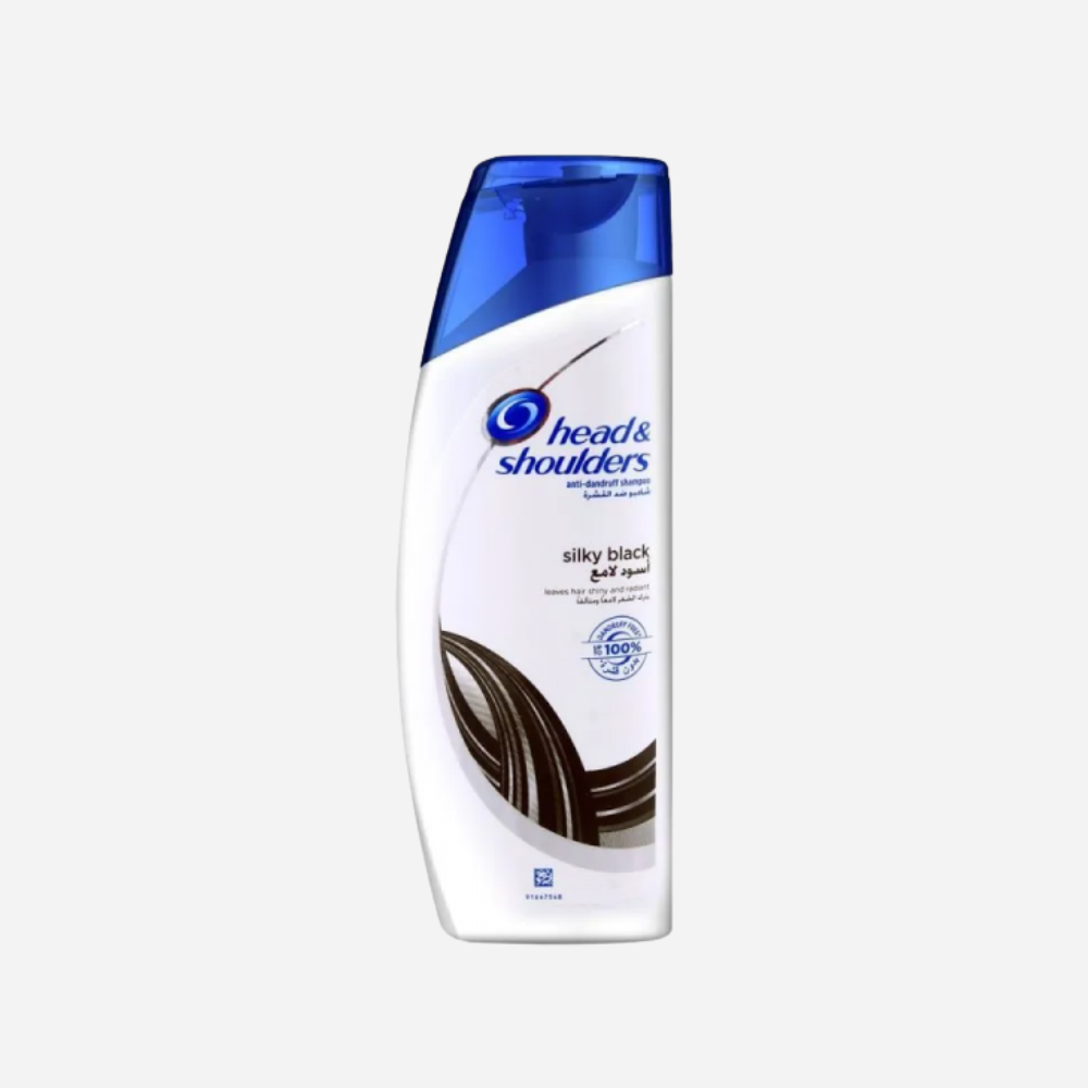 Head & Shoulders Silky Black Shampoo 185mL