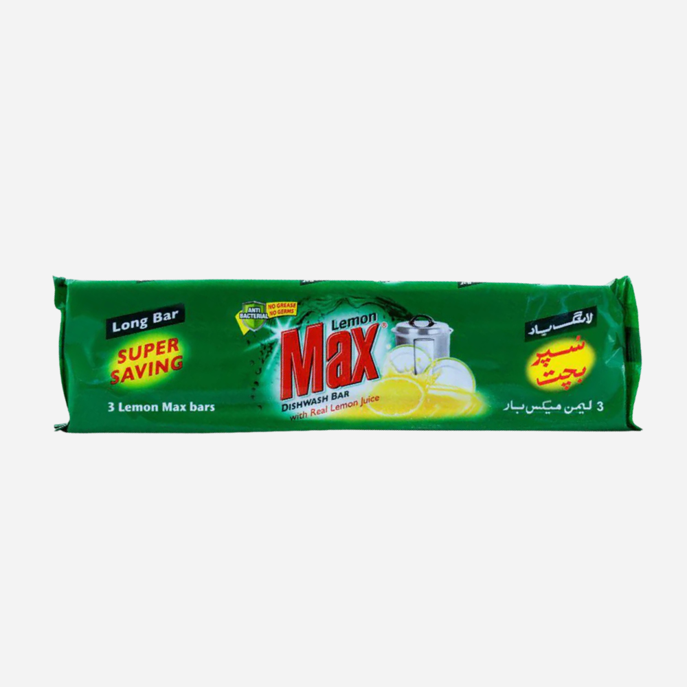 Lemon Max Dishwash Long Bar 290g
