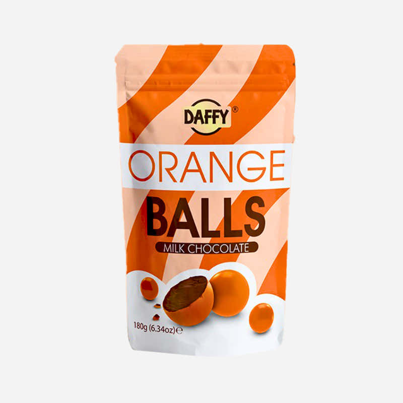 Daffy Orange Balls Milk Chocolate 130g