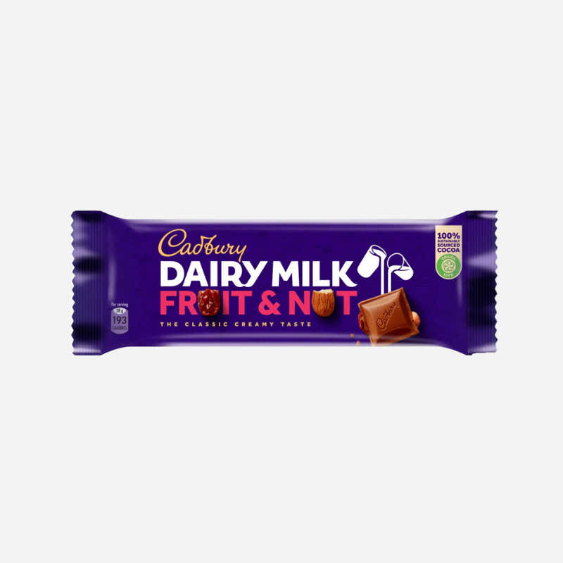 Cadbury Dairy Milk Fruit & Nut 38g
