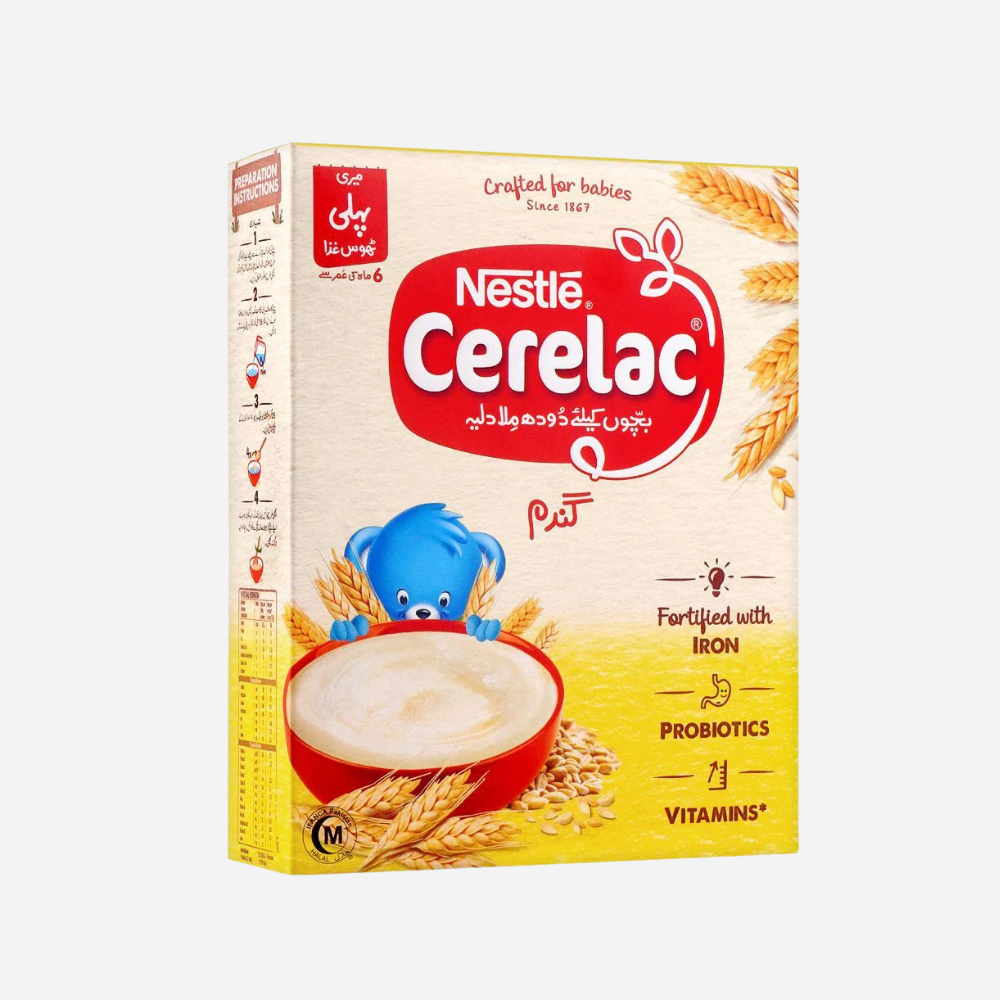 Nestle Cerelac Wheat (+6 Months), 175g