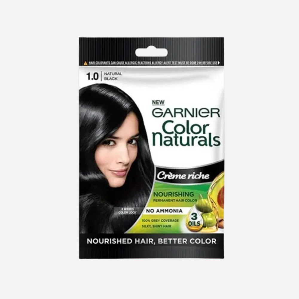 Garnier Hair Colour Natural black, No 1.0 Sache
