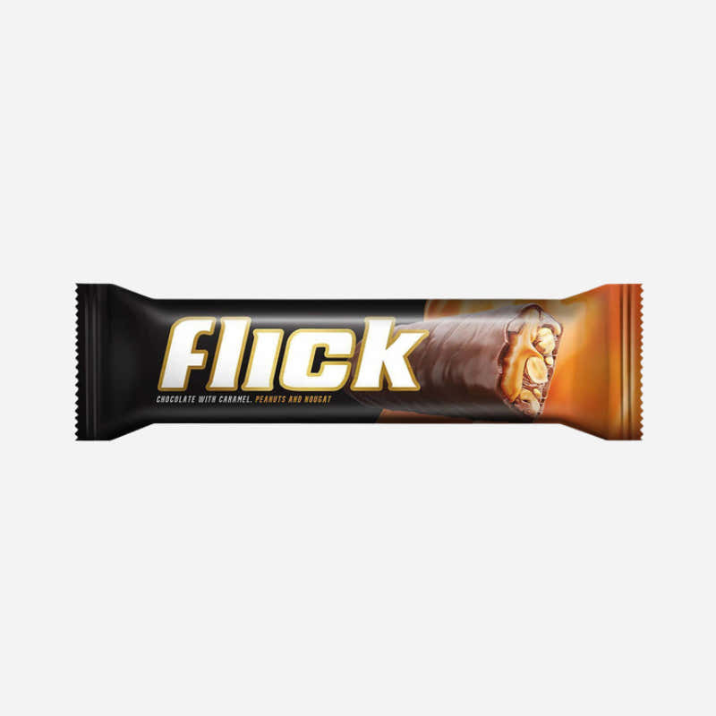 Flick Chocolate With Peanut & Caramel