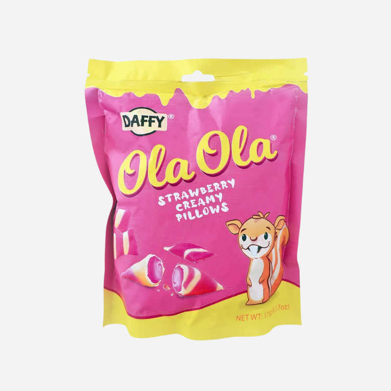 Daffy Ola Ola Strawberry Creamy Pillows 35g