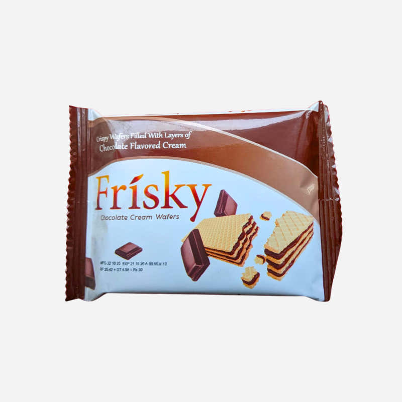 Frisky Chocolate Cream Wafers