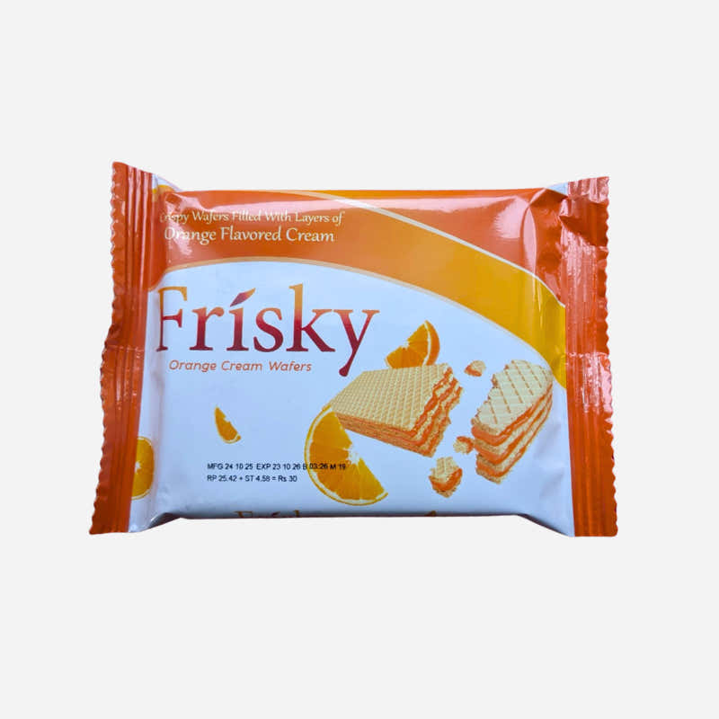 Frisky Orange Cream Wafers