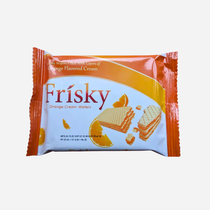 Frisky Orange Cream Wafers