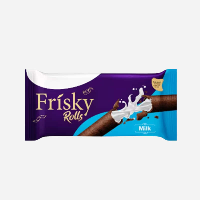 Frisky Milk Wafers Rolls Much Pack