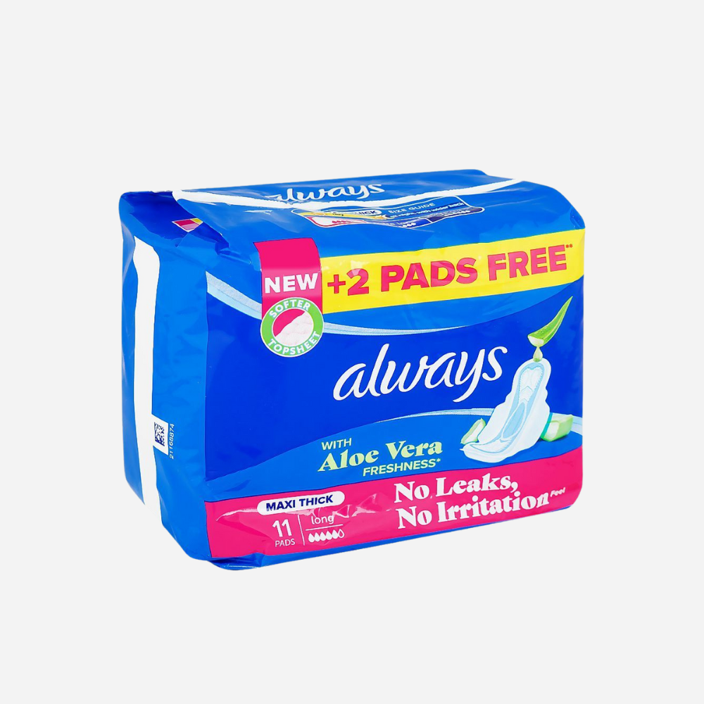 Always Maxi Thick Long, 11 Sanitary Pads