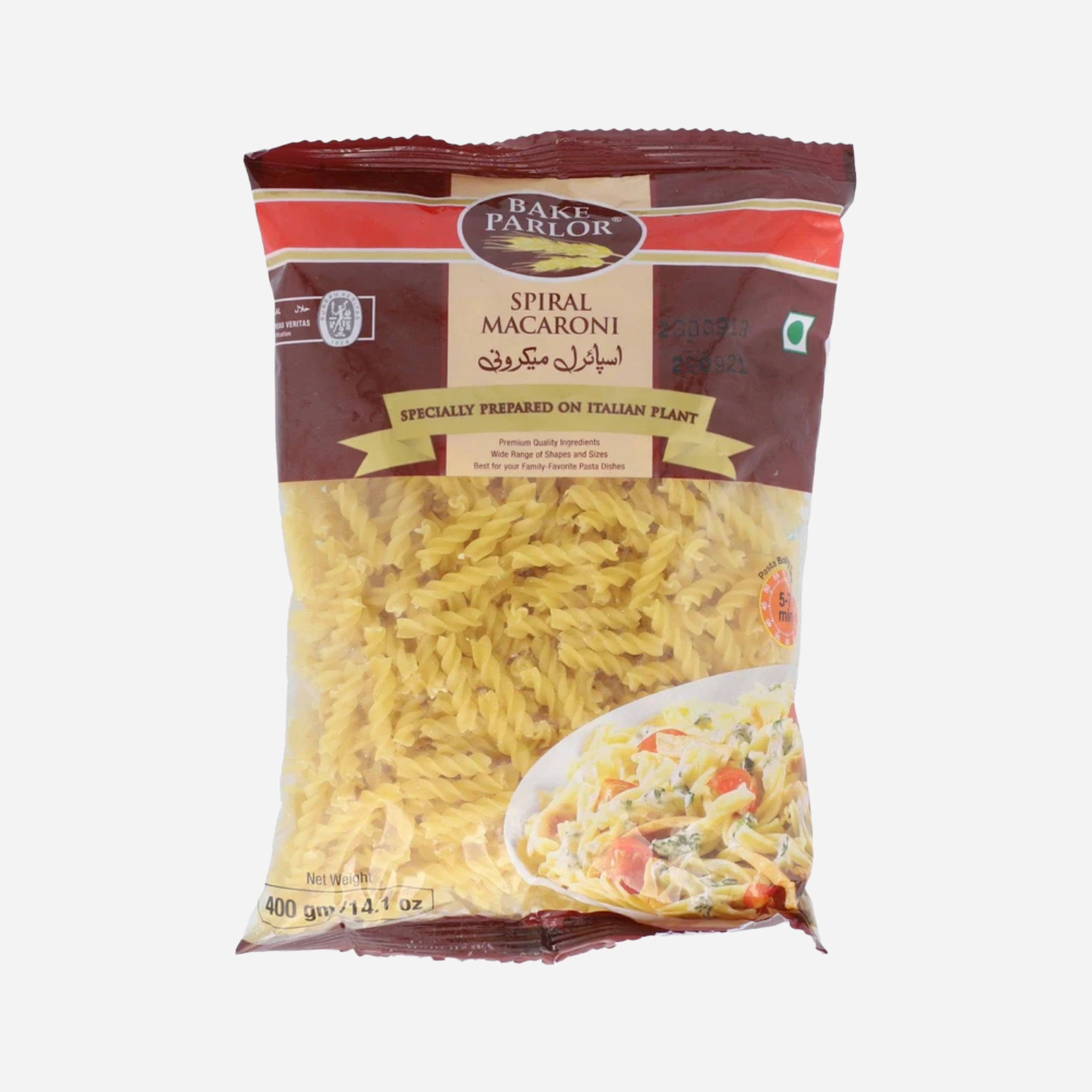 Bake Parlor Spiral Macaroni 400g