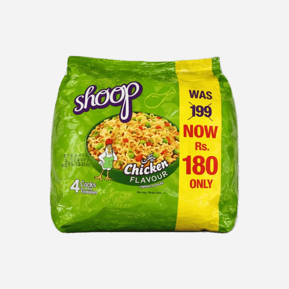 Shoop Chicken Noodles Family Pack (4 Pcs) 200g