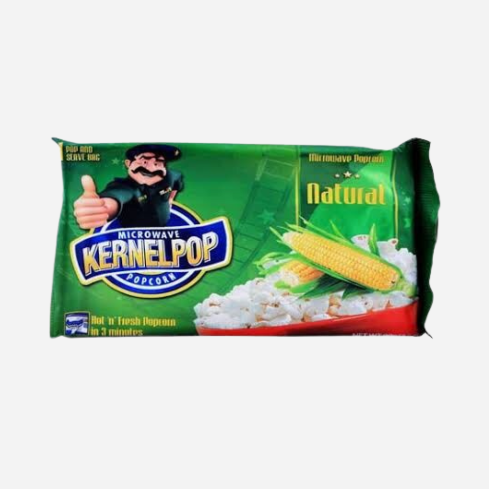 Kernelpop Microwave Popcorn Natural 90g