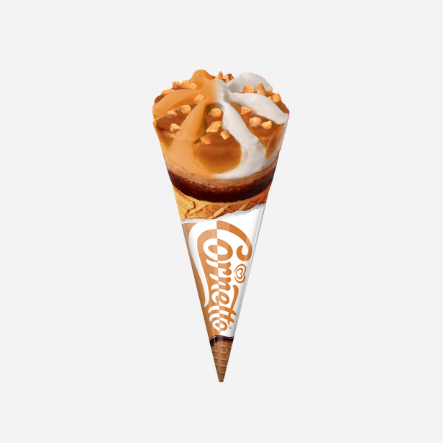 Wall's Caramel Popcone Cornetto