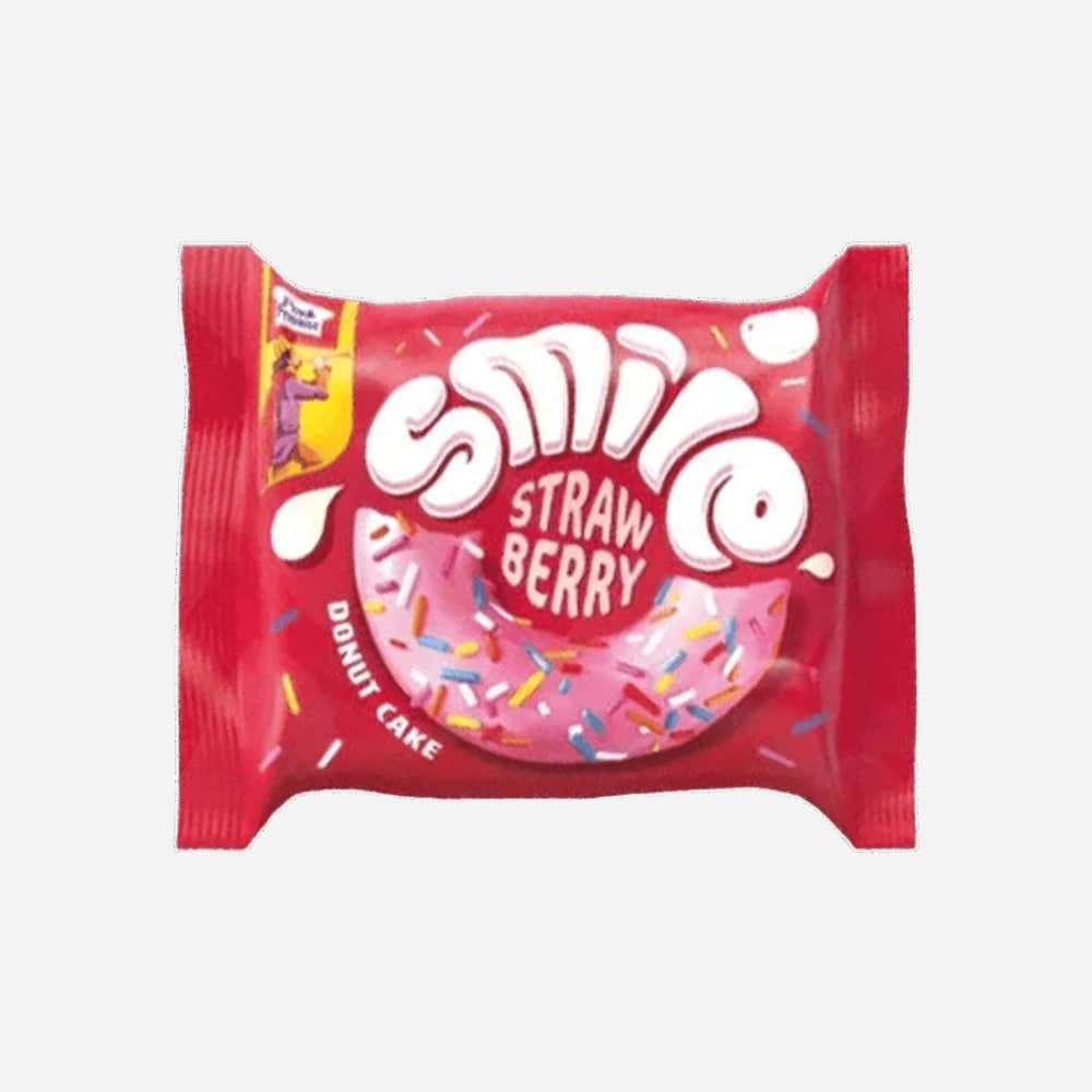 Peek Freans Smile Strawberry Donut Cake